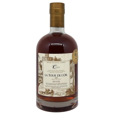 CHANTAL COMTE - Aged rum - La Tour de l'Or 2006 - 57.7%