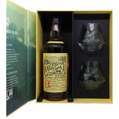 CRAIGELLACHIE - 13 ans - Coffret avec verres - 46%