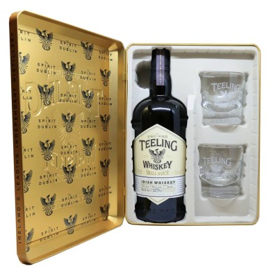 TEELING - Small Batch Blended - Finish Rhum - Coffret 2 Verres - 46%