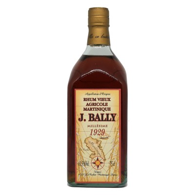 RUM BALLY - Ron añejo - Añada 1929 - 41.5%