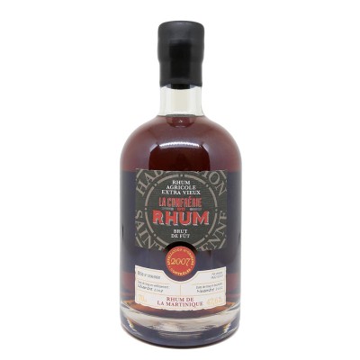 RHUM HSE - Cuvée Confrérie du Rhum - Brut de Fût - Chêne Français Brume Cuivrée - Millésime 2007 - 47,6%