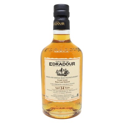 EDRADOUR - 14 ans - Grand Arome Savanna Rum Cask - Millésime 2008 - 60%
