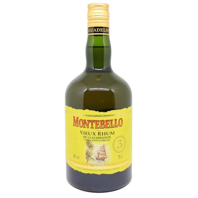 MONTEBELLO - Rhum vieux - 3 ans - 42%