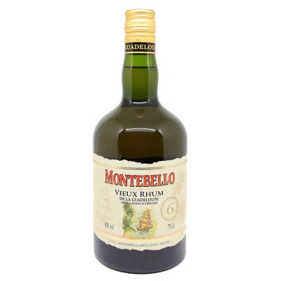 MONTEBELLO - Rhum très vieux - 6 ans - 42%