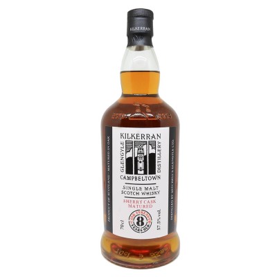 KILKERRAN - 8 ans - Cask Strength - Sherry - Batch 9 - 57,5%