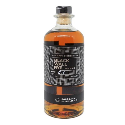 Bordeaux Distilling - Whisky BlackWall Rye - Mix Malt - Bio - Batch 4 - 46.7%