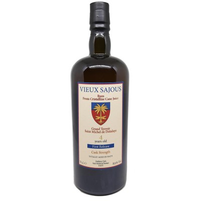 RHUM CLAIRIN - Vieux Sajous - 4ans - Cask Strenght 1st Release - 50.6%