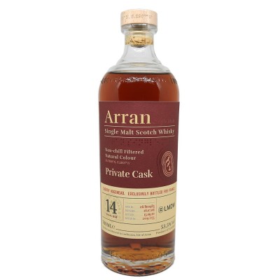 ARRAN - 14 ans - Millésime 2006 - Sherry Hogshead Single Cask - 53,50%