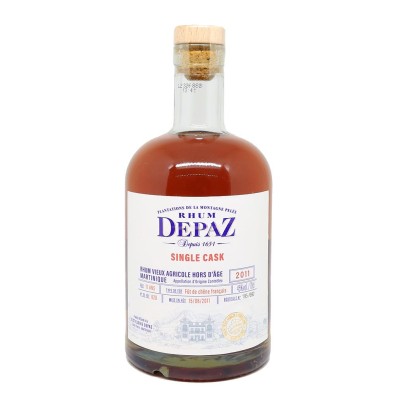 RHUM DEPAZ - Single Cask - Millésime 2011 - 45%