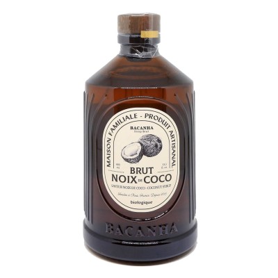 BACANHA - Sirop Français Bio Brut - Noix de Coco
