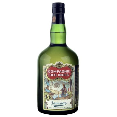 Compagnie des Indes - Rhum très vieux - Jamaica - 5 ans - 43%  