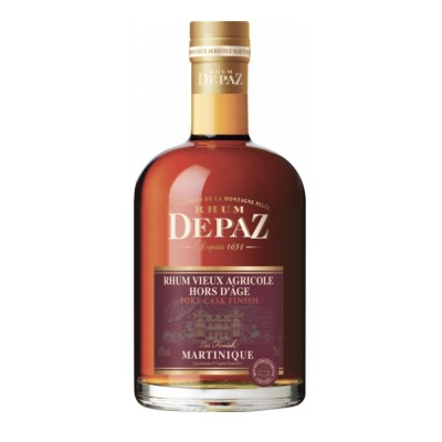 RHUM DEPAZ - Rhum hors d'âge - Port cask Finish (Porto) - 45%  