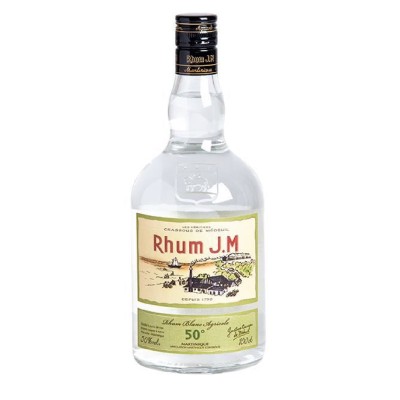 RHUM JM - Rhum agricole blanc - 50%  pas cher