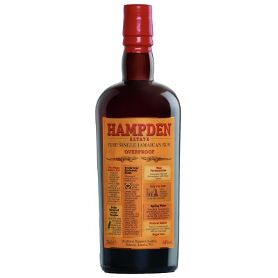 RHUM de JAMAIQUE - Hampden Overproof - 60%  