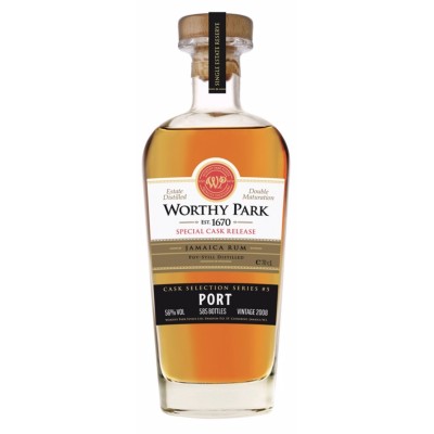 WORTHY PARK - Rhum très vieux - Port Cask Finish - 56%  ACHAT PAS CHER Meilleur prix avis bon rhumerie caviste bordeaux bon