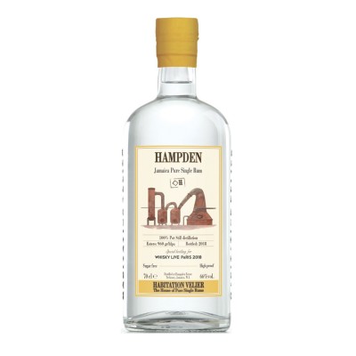 RHUM de JAMAIQUE - HABITATION VELIER - Hampden <>H White Whisky live 2018 - 66%  2018 achat pas cher rare meilleur prix avis bon