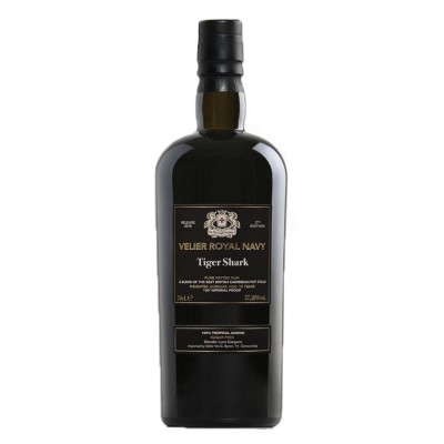 VELIER - Rhum hors d'âge - Royal Navy Tiger Shark - 57,18%  achat pas cher au meilleur prix caviste bordeaux 