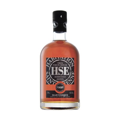 RHUM HSE - Rhum très vieux - VSOP - Coffret avec deux verres - 45 %  achat pas cher au meilleur prix 