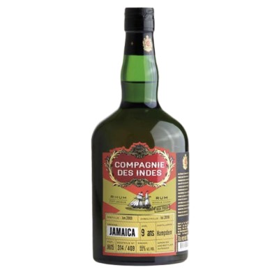 Compagnie des Indes - Jamaica - Hampden - High Proof - 9 años - 55%