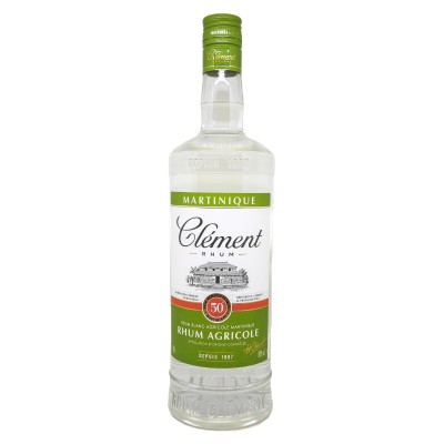 RHUM CLEMENT - Rhum Blanc - 1 Litre - 50%