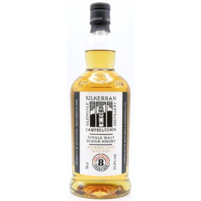 KILKERRAN - 8 ans - Cask Strength - Bourbon Cask - 55,6%