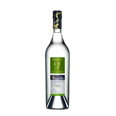 SAVANNA - Rhum blanc - Creol 52 - 52 %  