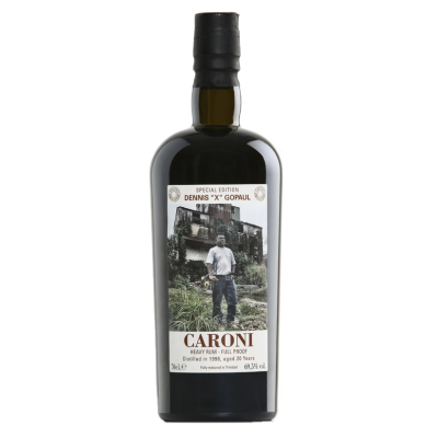 CARONI 20 ans - Rhum hors d'âge - Millésime 1998 - Dennis X. Employees 1st Rel - 69,50 %  achat pas cher meilleur prix avis bon rhumerie bordeaux