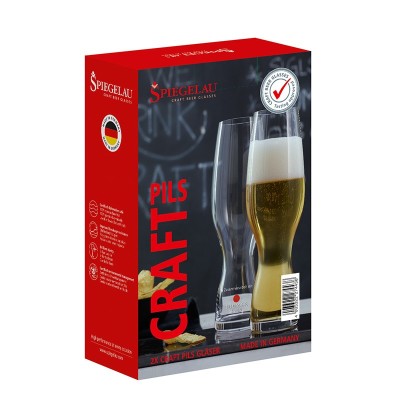 Spiegelau - Verres à biére Pils Set - Pack de 2 verres - 4992665  