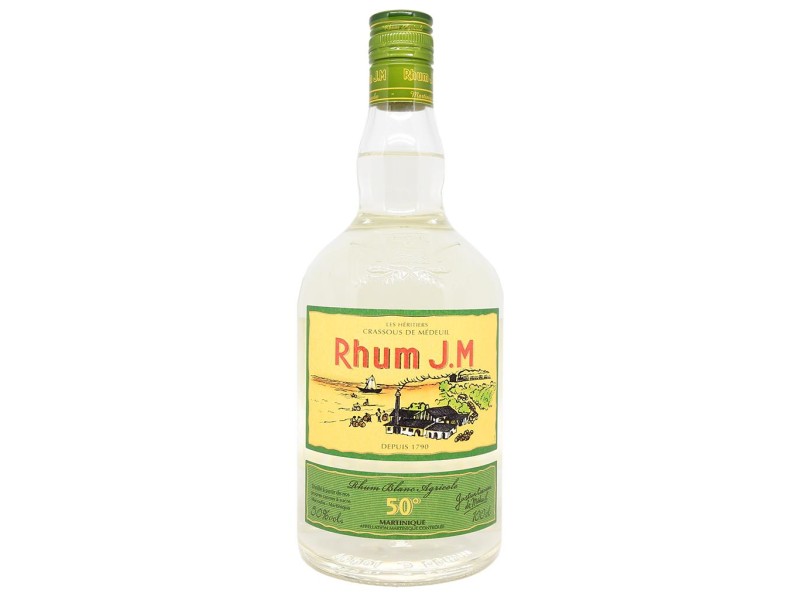 Rhum Agricole (pure cane juice)-RHUM JM - Rhum agricole blanc - Bouteille  de 1 Litre - 50% - Clos des Spiritueux - Online sale of quality spirits