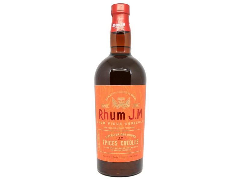 Rhum Arrangé ou Épicé-RHUM JM - Epices Créoles - 46% - Clos des Millésimes  : Achat vins, Caviste en ligne, vieux millésimes