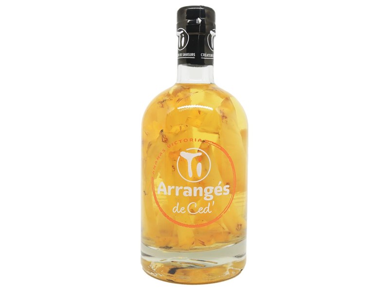 Arranged or spiced rum-Les Rhums de Ced - Ti' arrangés - Ananas