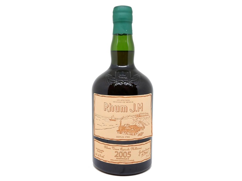 Rhum Agricole (pure cane juice)-RHUM JM - Rhum agricole blanc - Bouteille  de 1 Litre - 50% - Clos des Spiritueux - Online sale of quality spirits