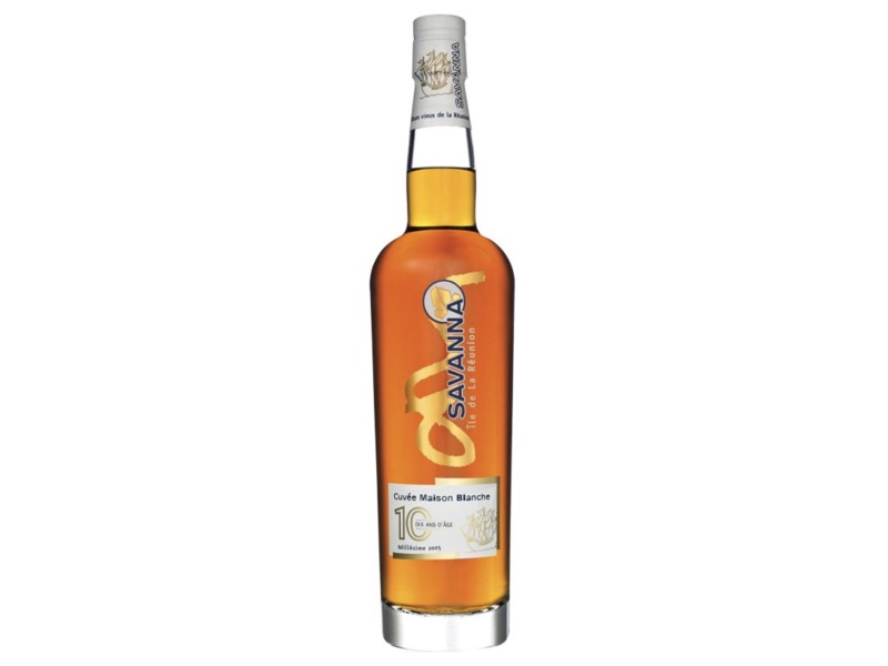 SAVANNA - Rhum hors d'âge - 10 ans - Traditionnel Finish - Millésime 2005 -  43 % 2005