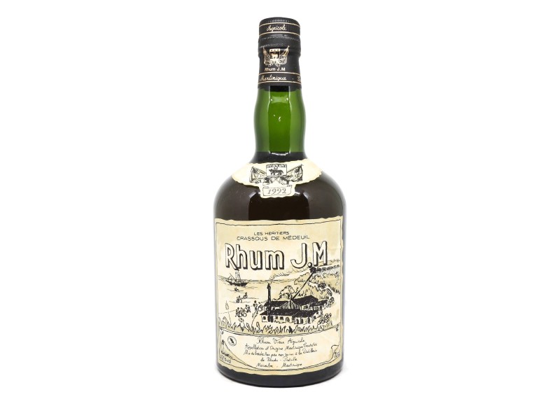 Rhum Agricole (pure cane juice)-RHUM JM - Rhum agricole blanc - Bouteille  de 1 Litre - 50% - Clos des Millésimes - Rare wines and great vintages