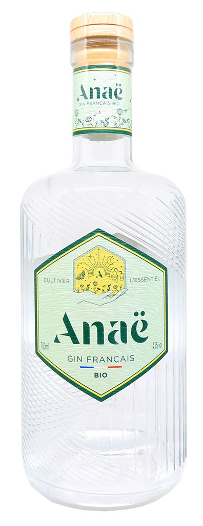 Gin ANAE bio français artisanal bouteille 70cl - Nicolas