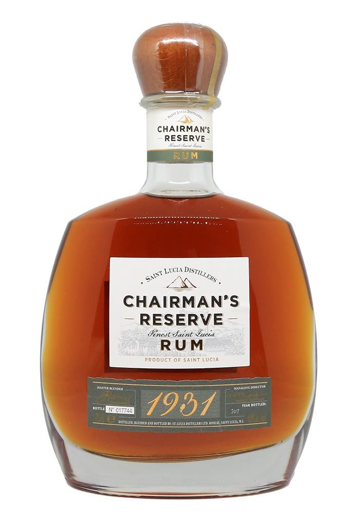 Rum of English tradition (RUM)-Chairman\'s Reserve - Cuvée 1931 - Sélection  2017 - 46% - Clos des Spiritueux - Online sale of quality spirits