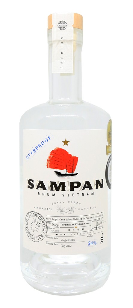 Sampan Rhum Blanc 43%