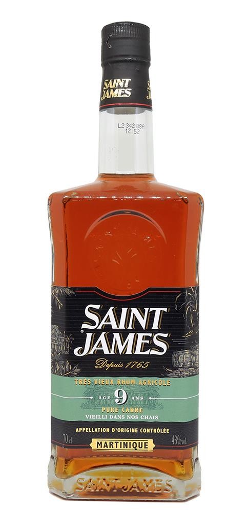 Rhum Agricole (pure cane juice)-SAINT JAMES - 9 ans - Edition 2023 - 43% - Clos  des Spiritueux - Online sale of quality spirits