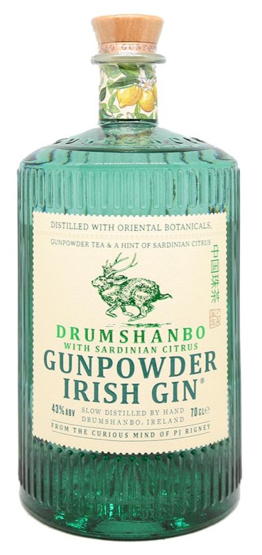 Gin of the World-DRUMSHANBO - Gunpowder Irish Gin - Sardinian Citrus - 43%  - Clos des Spiritueux - Online sale of quality spirits