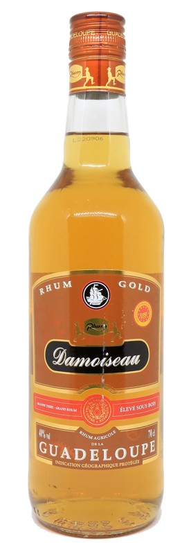 Rhum ambré gold - Les Rhums Damoiseau