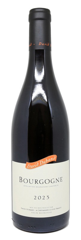 bourgogne rouge, domaine david duband, vin bio, pinot noir, côte de nuits, bouteille de vin, terroir bourguignon, vin élégant, vigne ancienne, vin nature, millésime 2023