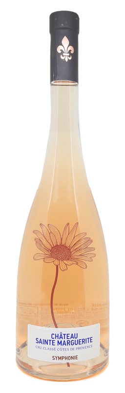 Bouteille Château Sainte-Marguerite Symphonie Rosé 2024, Cru Classé Provence, vignoble La Londe-les-Maures, assemblage Grenache Cinsault Rolle, vin rosé élevé en cuves inox, vin frais et élégant