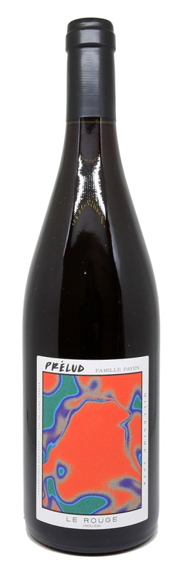 Prélud Rouge 2024, Domaine Payen, Grolleau, vin rouge, bouteille, Loire, rouge léger, cuve inox, vin bio, Anjou, vin naturel, étiquette, terroir schisteux, vin jeune, vin de vigneron