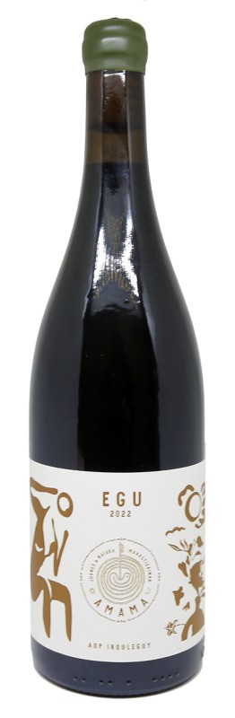 Egu 2022, Domaine Amama Etxaldea, vin rouge, vin bio, Tannat, Cabernet Franc, Cabernet Sauvignon, Irouléguy, Pays Basque