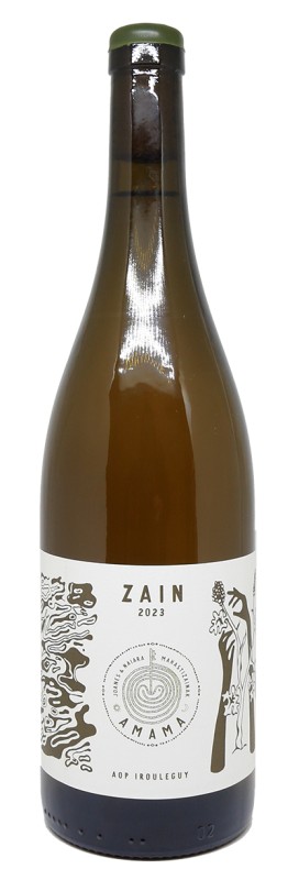 Zain 2023, Domaine Amama Etxaldea, vin blanc, vin bio, Irouléguy, Pays Basque