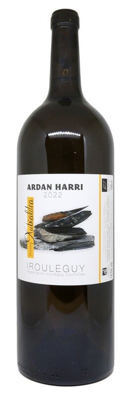 magnum Ardan Harri, Xubialdea, vin blanc Pays Basque, Irouleguy