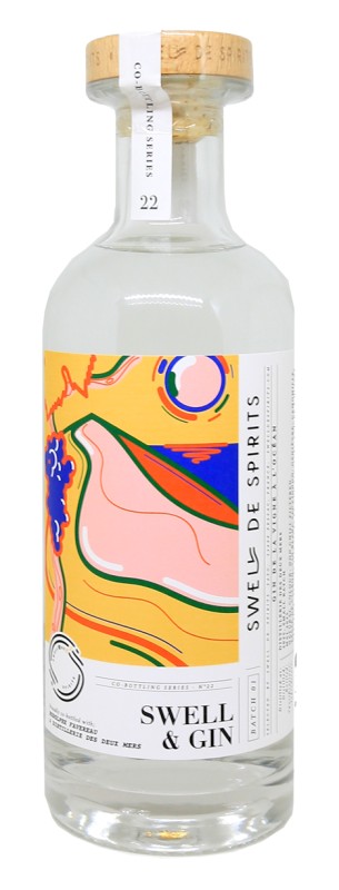SWELL DE SPIRITS - Swell & Gin - Batch n°01 - Gin de la vigne à l'océan - Distillerie des Deux Mers - 44%
