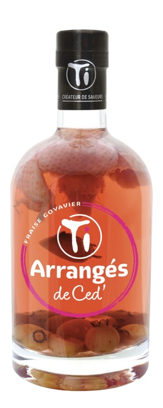 Les Rhums de Ced - Ti' arrangés - Fraise Goyavier - 32 % achat pas cher au meilleur prix avis bon